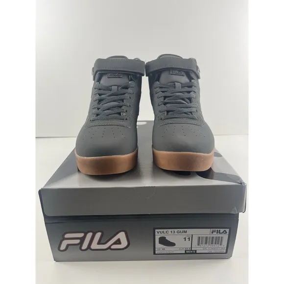 Fila Vulc 13 Gum 1CM00071-265 Mens Gray Synthetic Lifestyle Sneakers Shoes 11