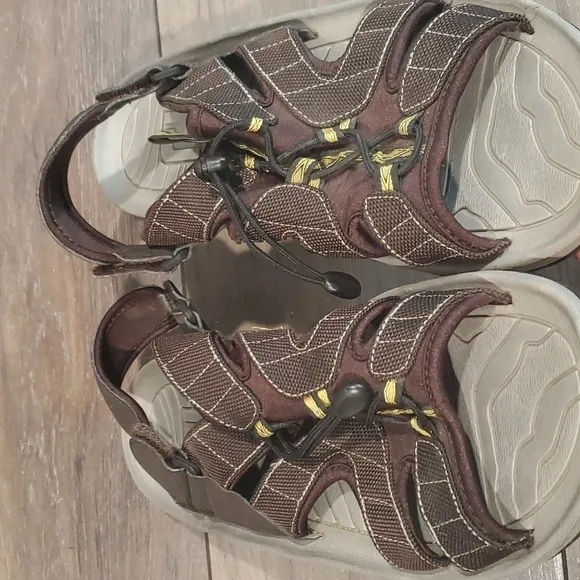 FJ FootJoy Mens Soft Spikers sandals outdoor hiking sz 11M shoes