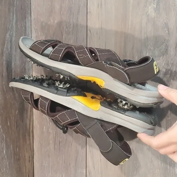 FJ FootJoy Mens Soft Spikers sandals outdoor hiking sz 11M shoes