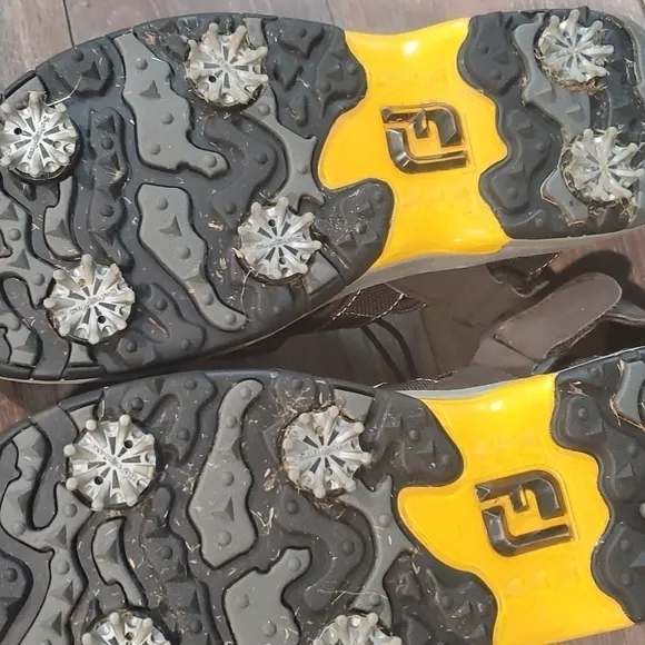 FJ FootJoy Mens Soft Spikers sandals outdoor hiking sz 11M shoes