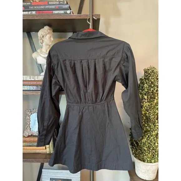 For Love and Lemons Jocelyn Mini Dress Black Womens Size XS