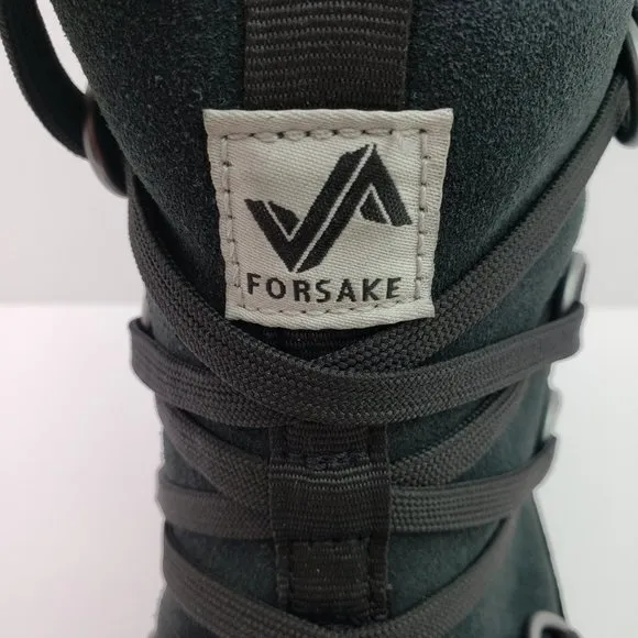 Forsake Lucie Womens Size 10 Black Leather Waterproof Outdoors Hiking Boots