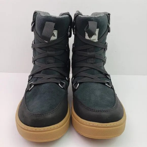 Forsake Lucie Womens Size 10 Black Leather Waterproof Outdoors Hiking Boots