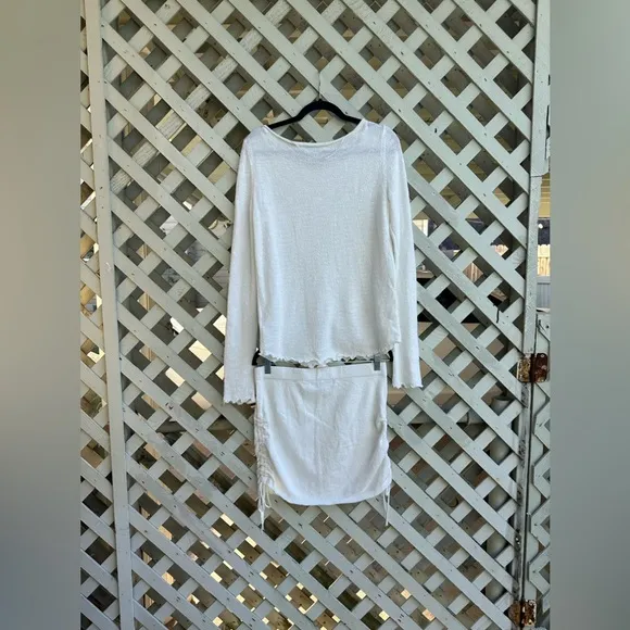 Free people Cabo Sweater Skirt Set