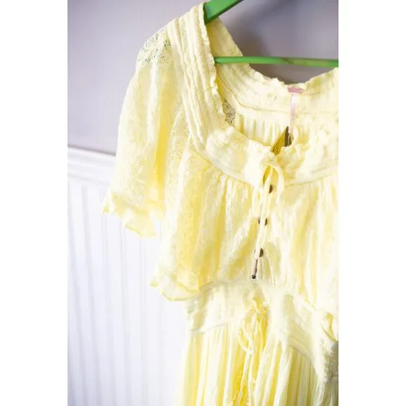 Free People Dancing On Air Maxi Dress XS