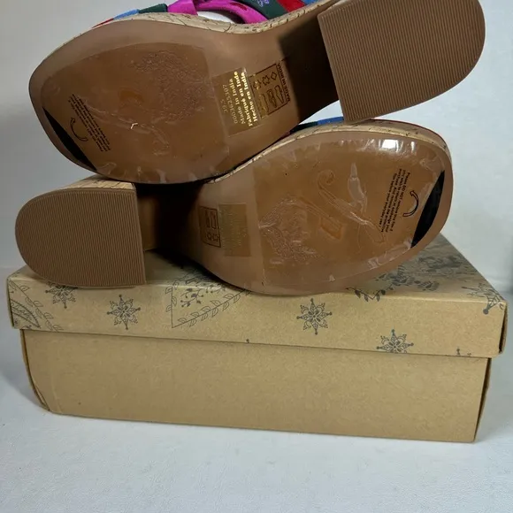 Free People Lisbon Platform Mules Cherry Heart casual classic summer outdoor