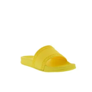 FRENCH CONNECTION Mens Yellow Fitch Open Toe Slip On Slide Sandals Shoes 8