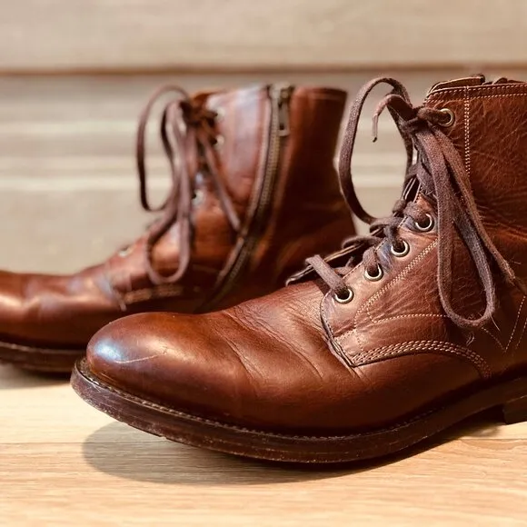Frye Bowery Cognac