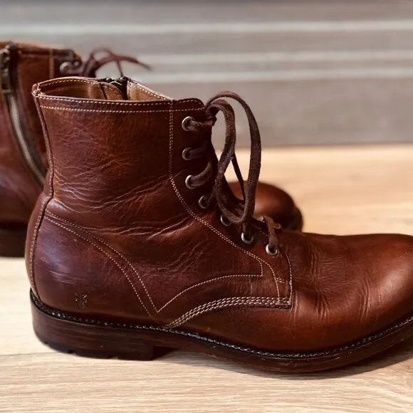 Frye Bowery Cognac