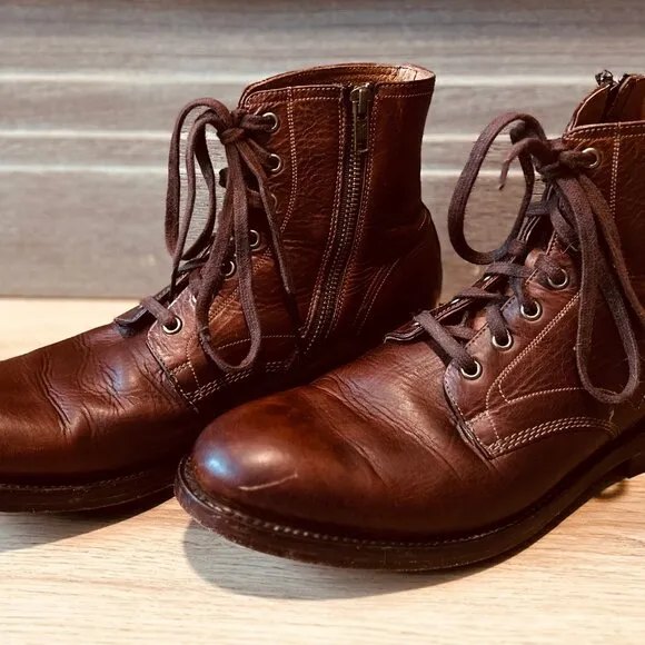 Frye Bowery Cognac