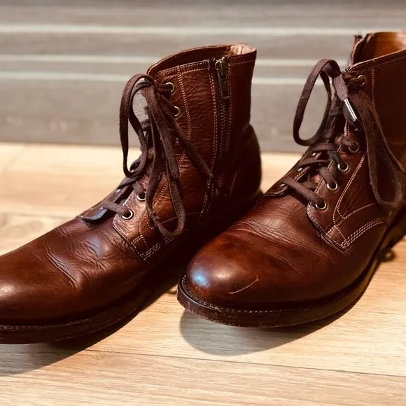 Frye Bowery Cognac
