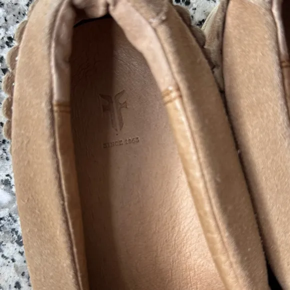 Frye | Women's Ivy Scallop Slip-on Suede Sneakers Size 8.5