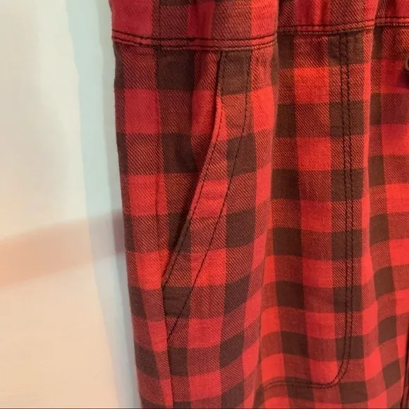 GAP (NWOT) Buffalo plaid, drawstring waist dress, with 2 front pockets, size M