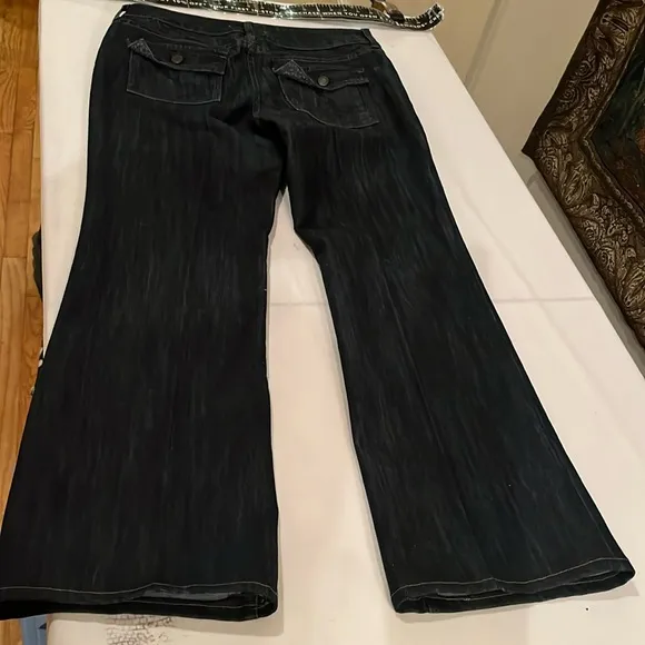 GAP size 12 blue wide leg jeans 1969 limited edition with stretch NWOT