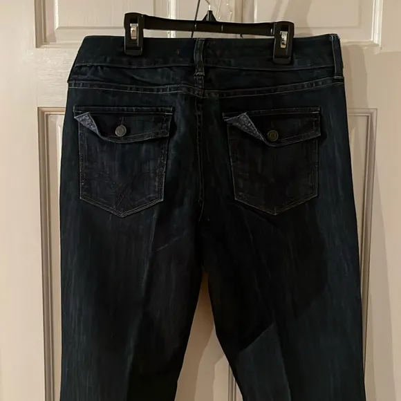 GAP size 12 blue wide leg jeans 1969 limited edition with stretch NWOT
