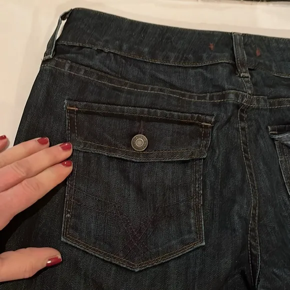 GAP size 12 blue wide leg jeans 1969 limited edition with stretch NWOT