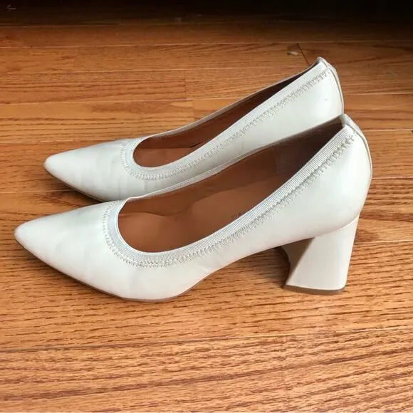 GENTLE SOULS by Kenneth Cole Dionne Pointed Toe Slip On Pumps Stone Women's 7.5M
