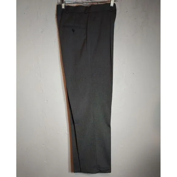 Geoffrey Beene 2 pc‎ Suit Coat Pants Trousers Gray Men's 40R 34 32 J0838
