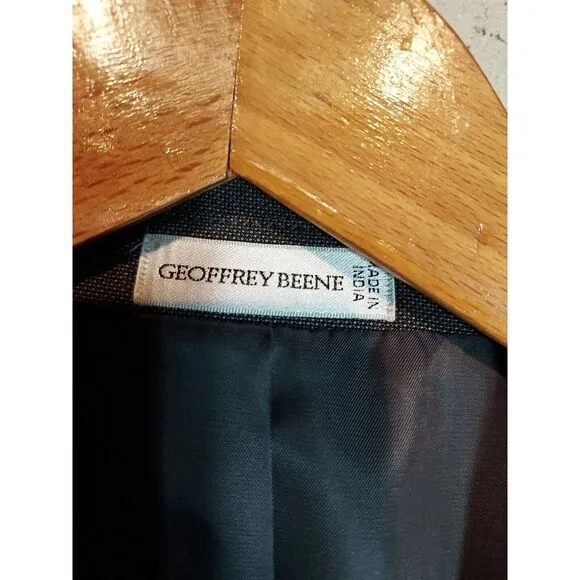 Geoffrey Beene 2 pc‎ Suit Coat Pants Trousers Gray Men's 40R 34 32 J0838