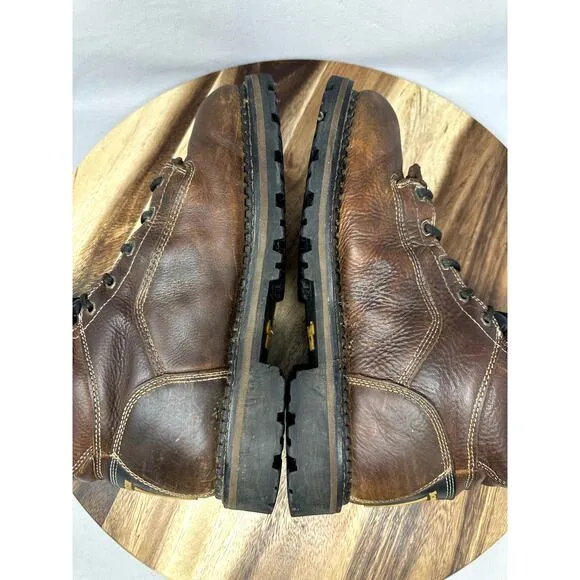 GEORGIA Boots AMP LT Logger Men's 10.5 M Low Heel WATERPROOF Work Boots GB00237