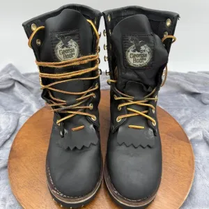 Georgia Boots Womens Loggers Soft Toe Work Boots SIze 6.5W Style #G3290 Durable