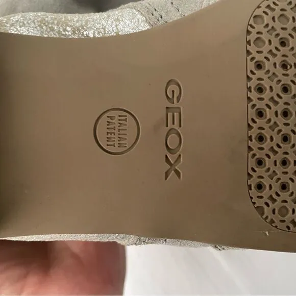GEOX tan with metallic Marlyna booties size 40 (size 10)
