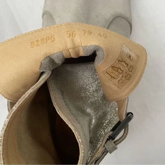 GEOX tan with metallic Marlyna booties size 40 (size 10)