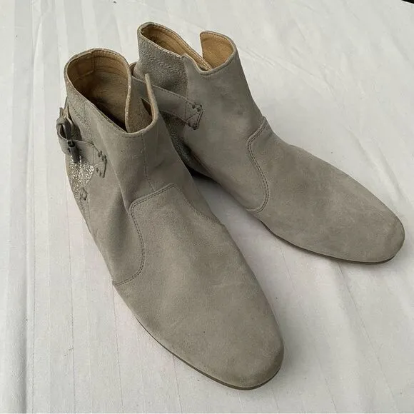 GEOX tan with metallic Marlyna booties size 40 (size 10)