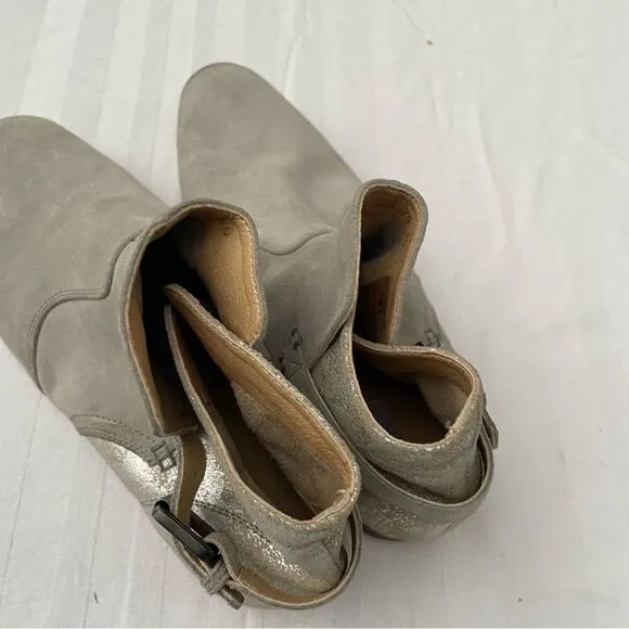 GEOX tan with metallic Marlyna booties size 40 (size 10)