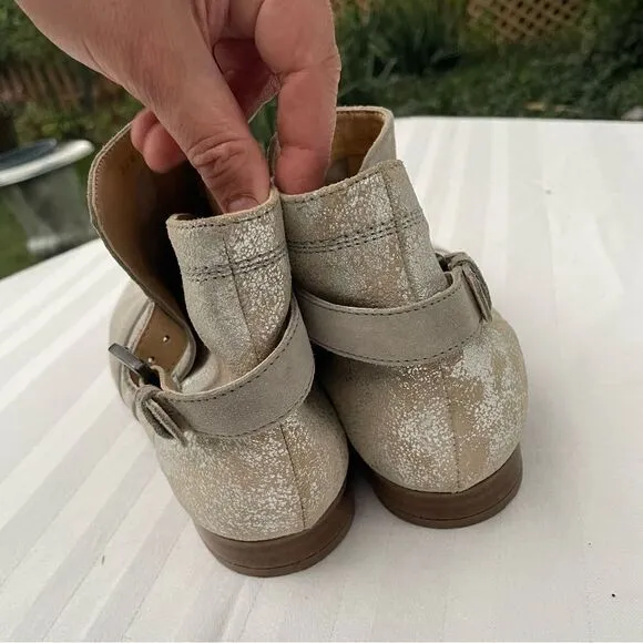 GEOX tan with metallic Marlyna booties size 40 (size 10)