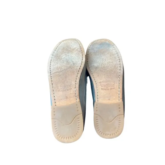G.H. Bass &amp; Co. Weejun’s Women's Whitney Penny Loafer Size 6.5 Metallic Silver