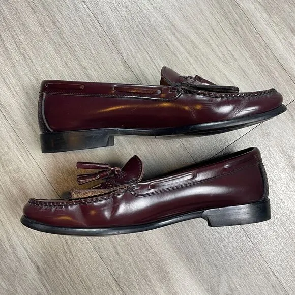 GH Bass &amp; Co Loafers Mens 10 Brown Leather Slip On Casual