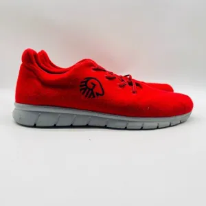 Giesswein Shoes Mens EU 46 US 13 Red Wool Merino Runner Lace Up Casual Sneakers
