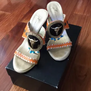 Giuseppe orange sandals