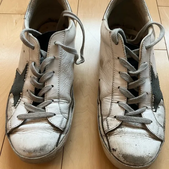 Golden Goose Women’s Size 37 sneaker. Used sneakers but BRAND NEW INSOLES.