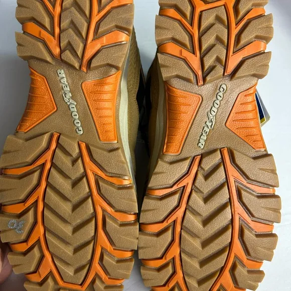 Goodyear Tan and Green Hiking Boots NWT