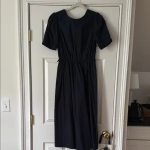 Greylin navy Scoop-back Midi Dress size S NWT