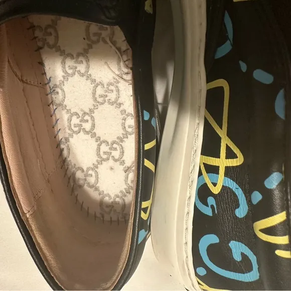 Gucci GG Ghost slip on shoes sz 38 7.5 men/ 8.5 women