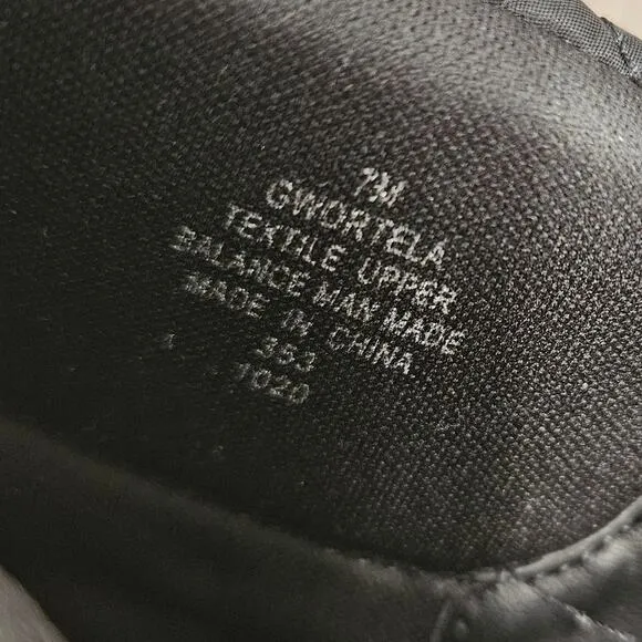 GUESS Ortela Combat Boots Size 7 Black Quilted Fabric Chunky Moto Ankle Lace Up