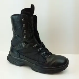 Hanwag Black Leather Combat Hiking Biker Boots (8.5 US)