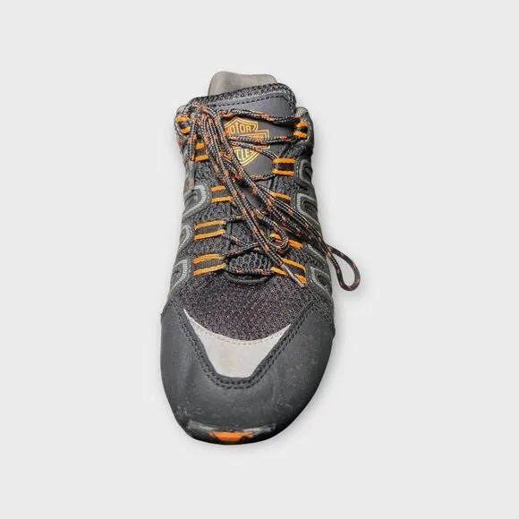 Harley-Davidson Chase‎ Athletic Hiker Shoes Mens Size 9 Black/Orange Lace Up