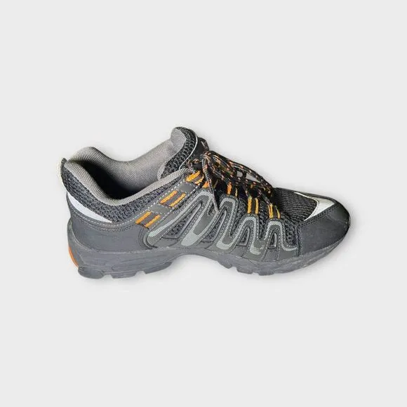Harley-Davidson Chase‎ Athletic Hiker Shoes Mens Size 9 Black/Orange Lace Up