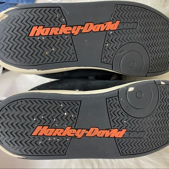 Harley-Davidson Mens Steel Toe Black Suede sneaker