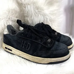 Harley-Davidson Mens Steel Toe Black Suede sneaker