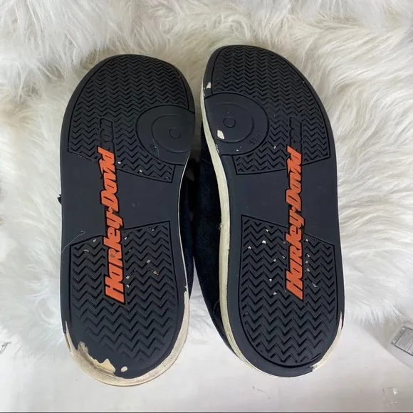 Harley-Davidson Mens Steel Toe Black Suede sneaker
