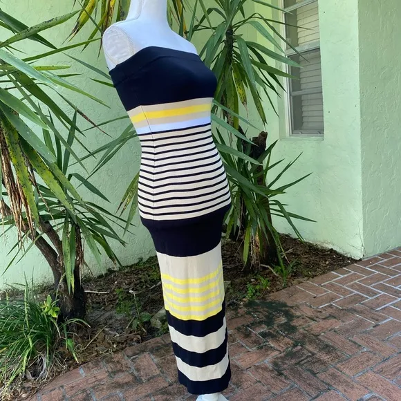Hera Collection black and tan knit dress