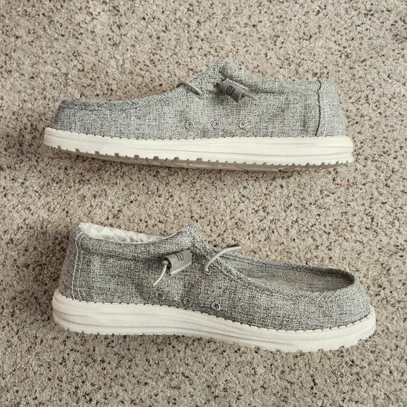 Hey Dude grey shoes