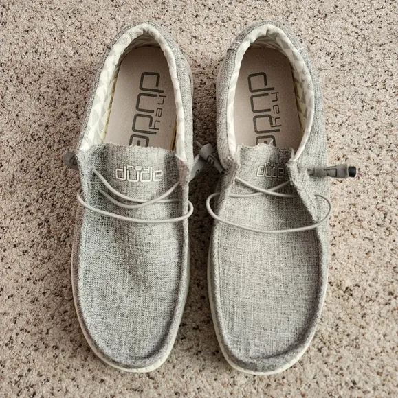 Hey Dude grey shoes