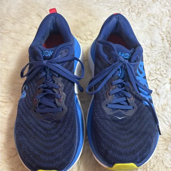 Hoka Gaviota 5 Men's Blue Running Shoes size 9