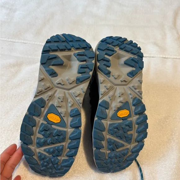 Hoka Goretex vibran Black and Blue Hiking Boots